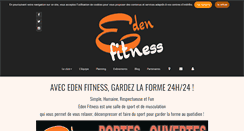 Desktop Screenshot of eden-fitness.com